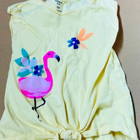 Girls flamingo top - Picture 1 of 3